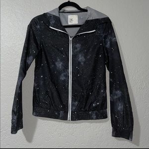 Galaxy windbreaker jacket by zinc